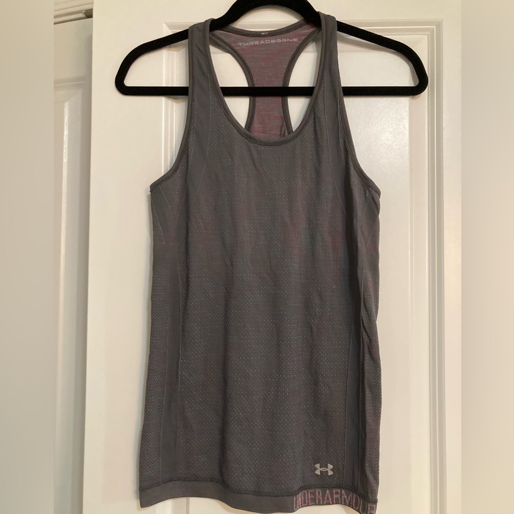 Under Armour Charcoal Grey Athletic Tank